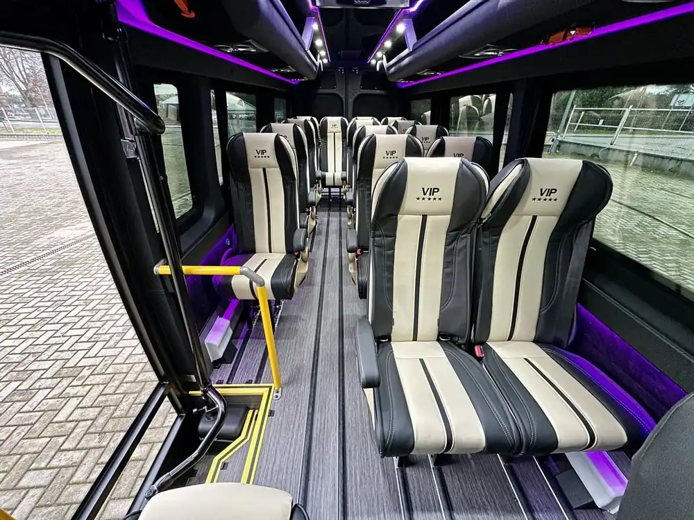Mercedes‑Benz Sprinter interior seating layout